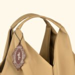 Sandstone Reverie Sculpted Glam Vegan Handbag – A Bold Statement of Feminine Grace - Image 11