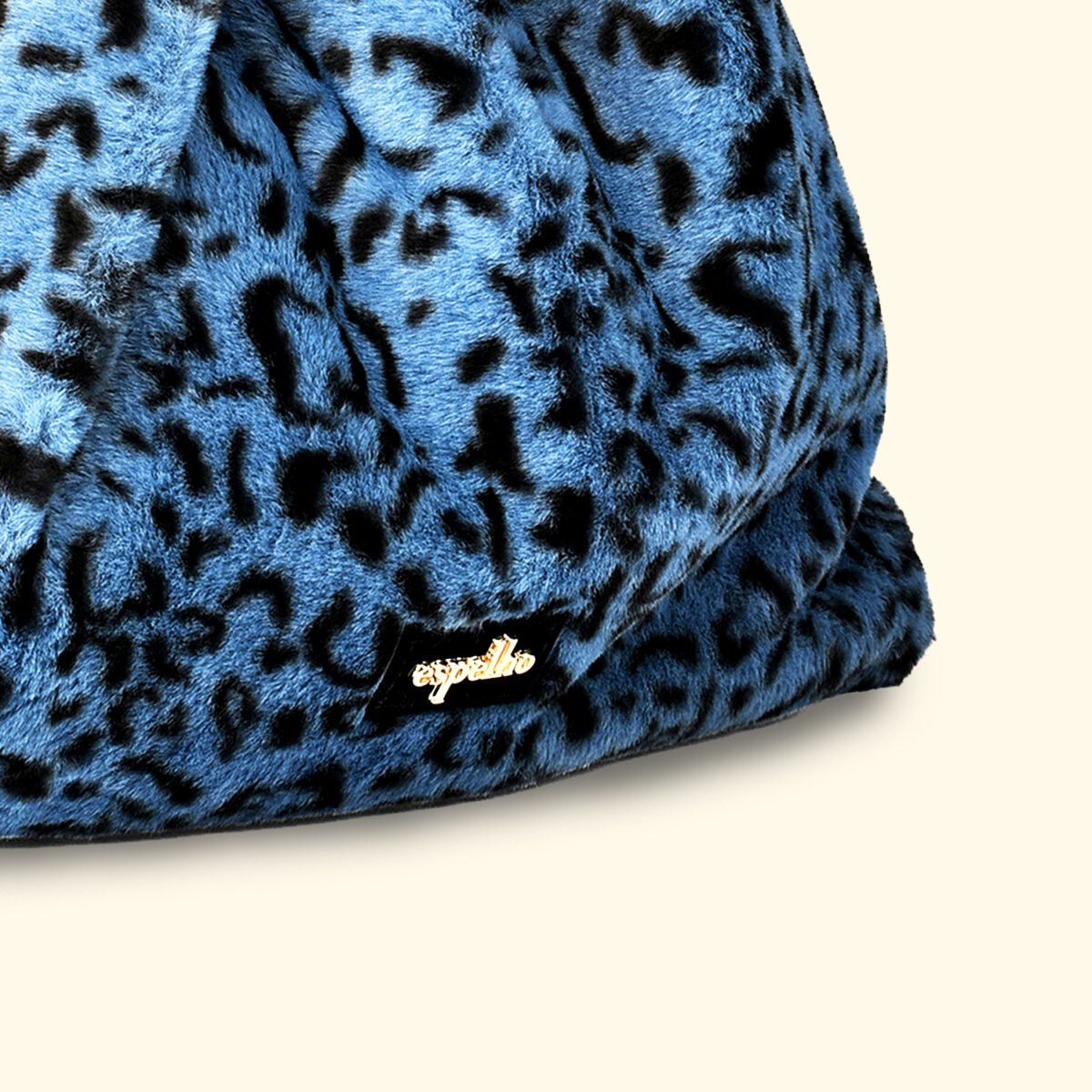 Blue Wild Muse Luxe Leopard Print Vegan Fur Tote – Unleash the Fierce in You - Image 7