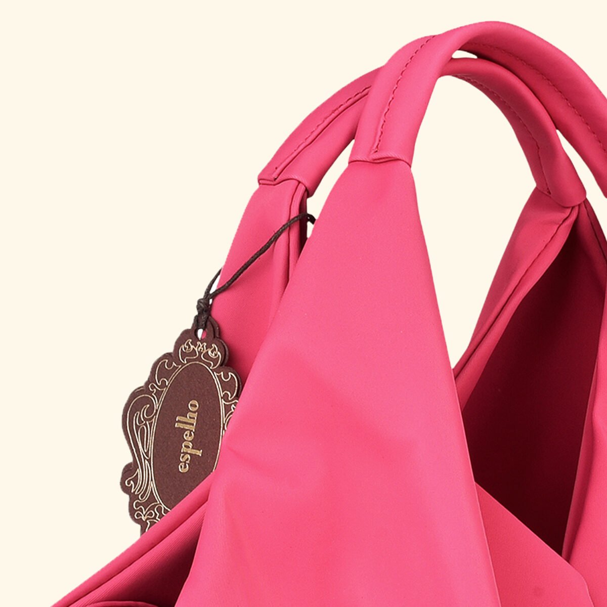 Pink Reverie Sculpted Glam Vegan Handbag – A Bold Statement of Feminine Grace - Image 9