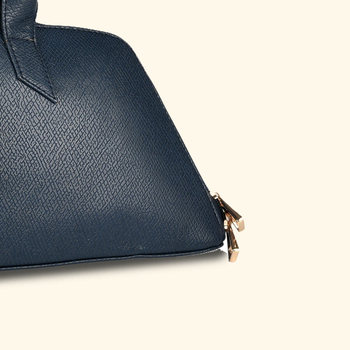 The Midnight Muse” Structured Navy Vegan Handbag - Image 6