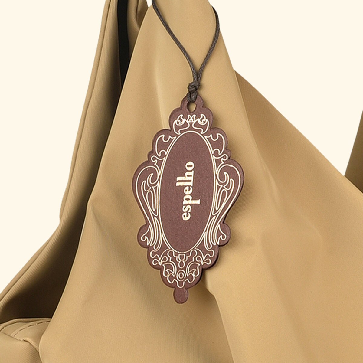 Sandstone Reverie Sculpted Glam Vegan Handbag – A Bold Statement of Feminine Grace - Image 10