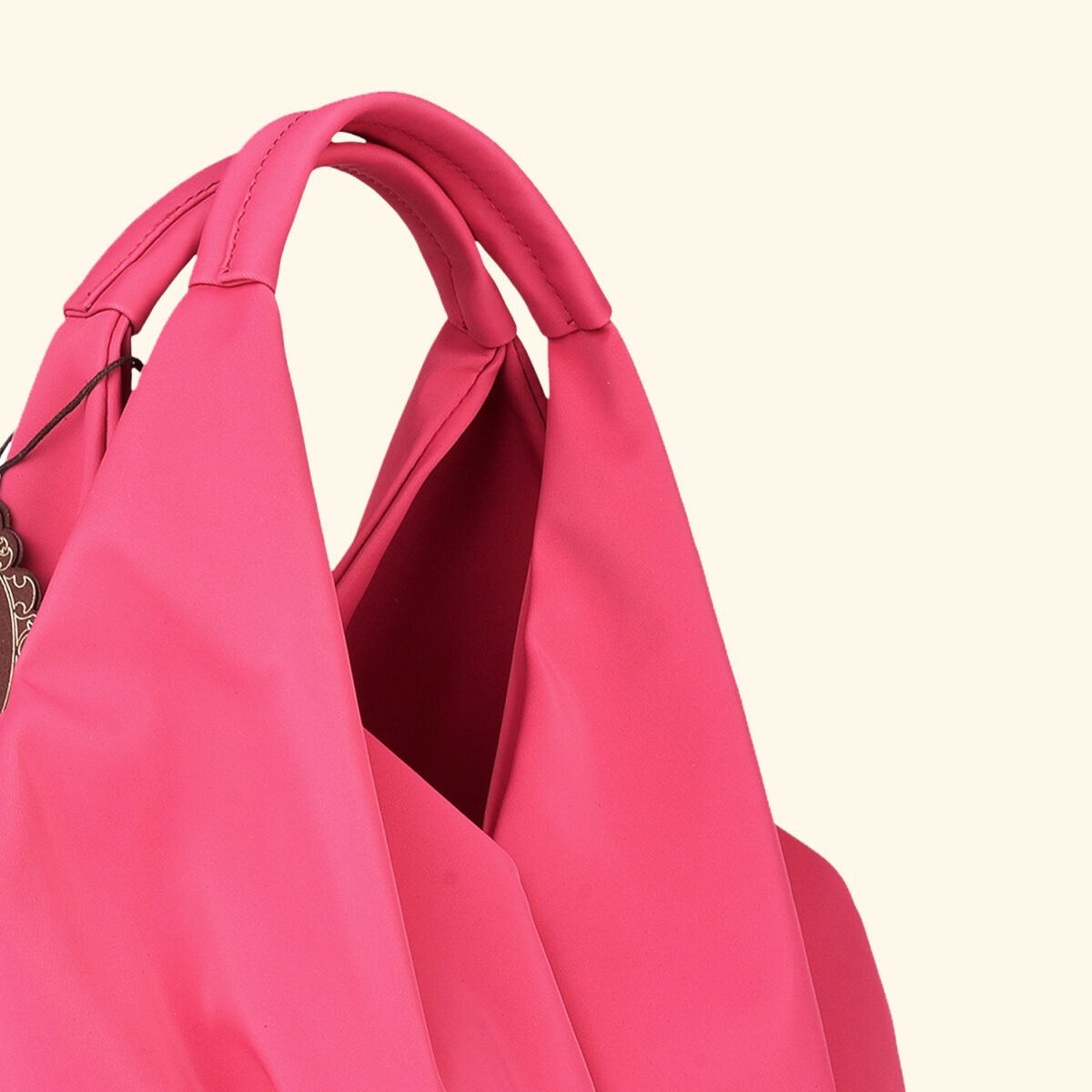 Pink Reverie Sculpted Glam Vegan Handbag – A Bold Statement of Feminine Grace - Image 8
