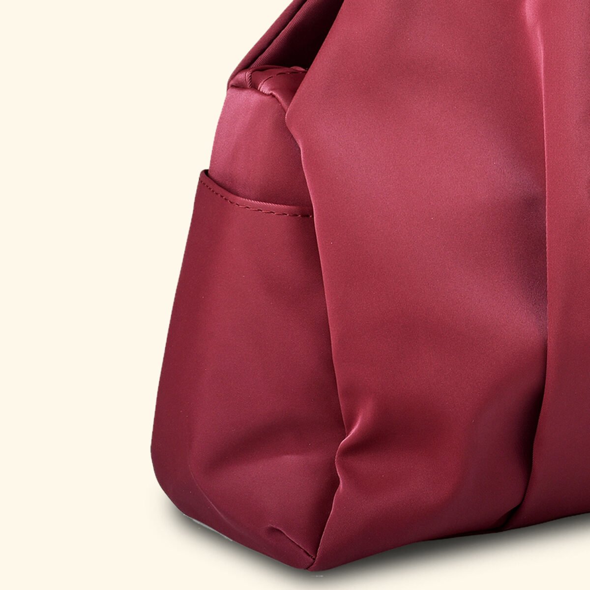 Crimson Reverie Sculpted Glam Vegan Handbag – A Bold Statement of Feminine Grace - Image 7