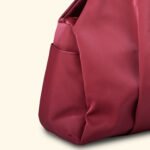 Crimson Reverie Sculpted Glam Vegan Handbag – A Bold Statement of Feminine Grace - Image 7