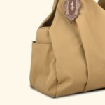 Sandstone Reverie Sculpted Glam Vegan Handbag – A Bold Statement of Feminine Grace - Image 8