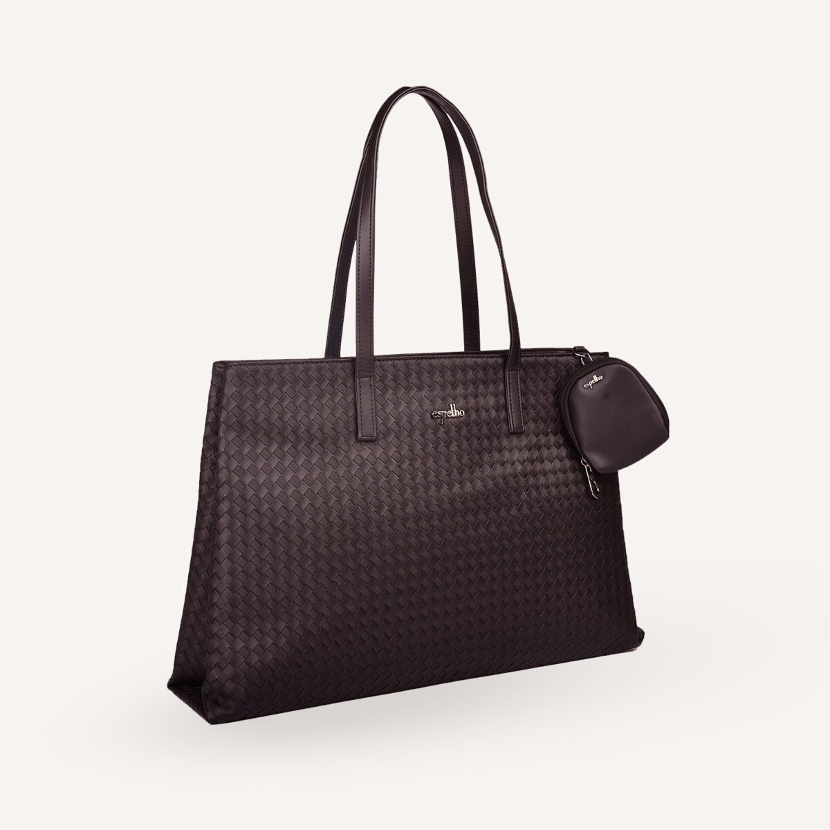 Laptop Bag with Mini Pouch Black - Image 3