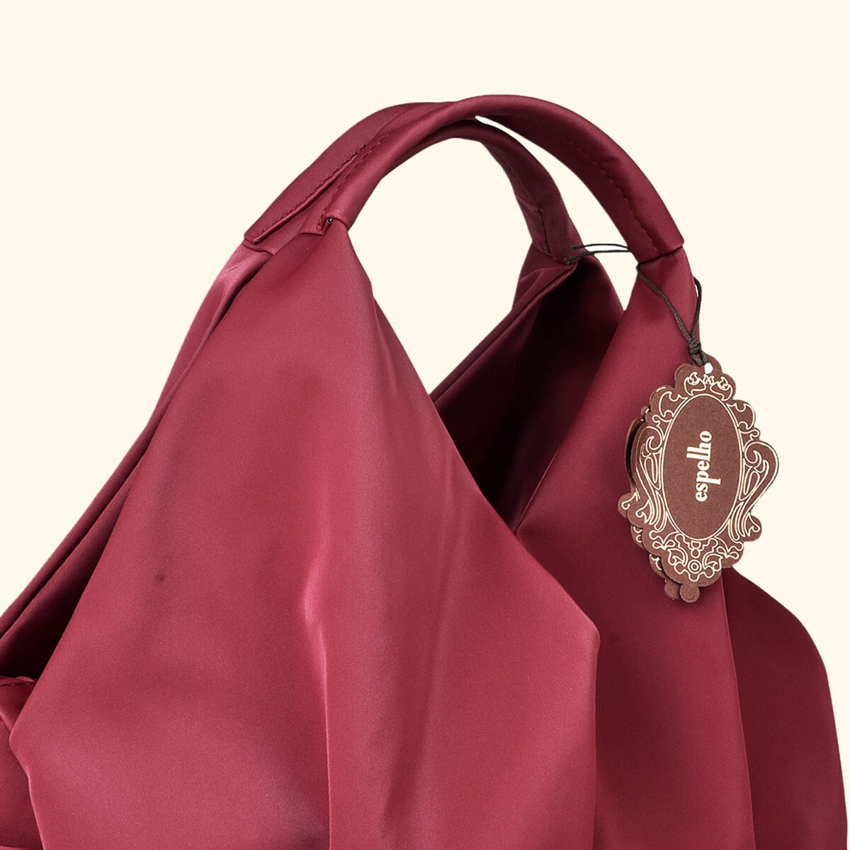Crimson Reverie Sculpted Glam Vegan Handbag – A Bold Statement of Feminine Grace - Image 6