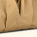 Sandstone Reverie Sculpted Glam Vegan Handbag – A Bold Statement of Feminine Grace - Image 6
