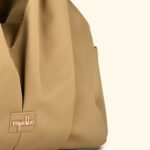 Sandstone Reverie Sculpted Glam Vegan Handbag – A Bold Statement of Feminine Grace - Image 5