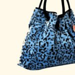 Blue Wild Muse Luxe Leopard Print Vegan Fur Tote – Unleash the Fierce in You - Image 3