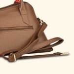 The Midnight Muse Structured Brown Vegan Handbag - Image 9