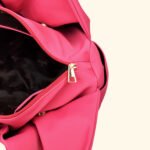 Pink Reverie Sculpted Glam Vegan Handbag – A Bold Statement of Feminine Grace - Image 3