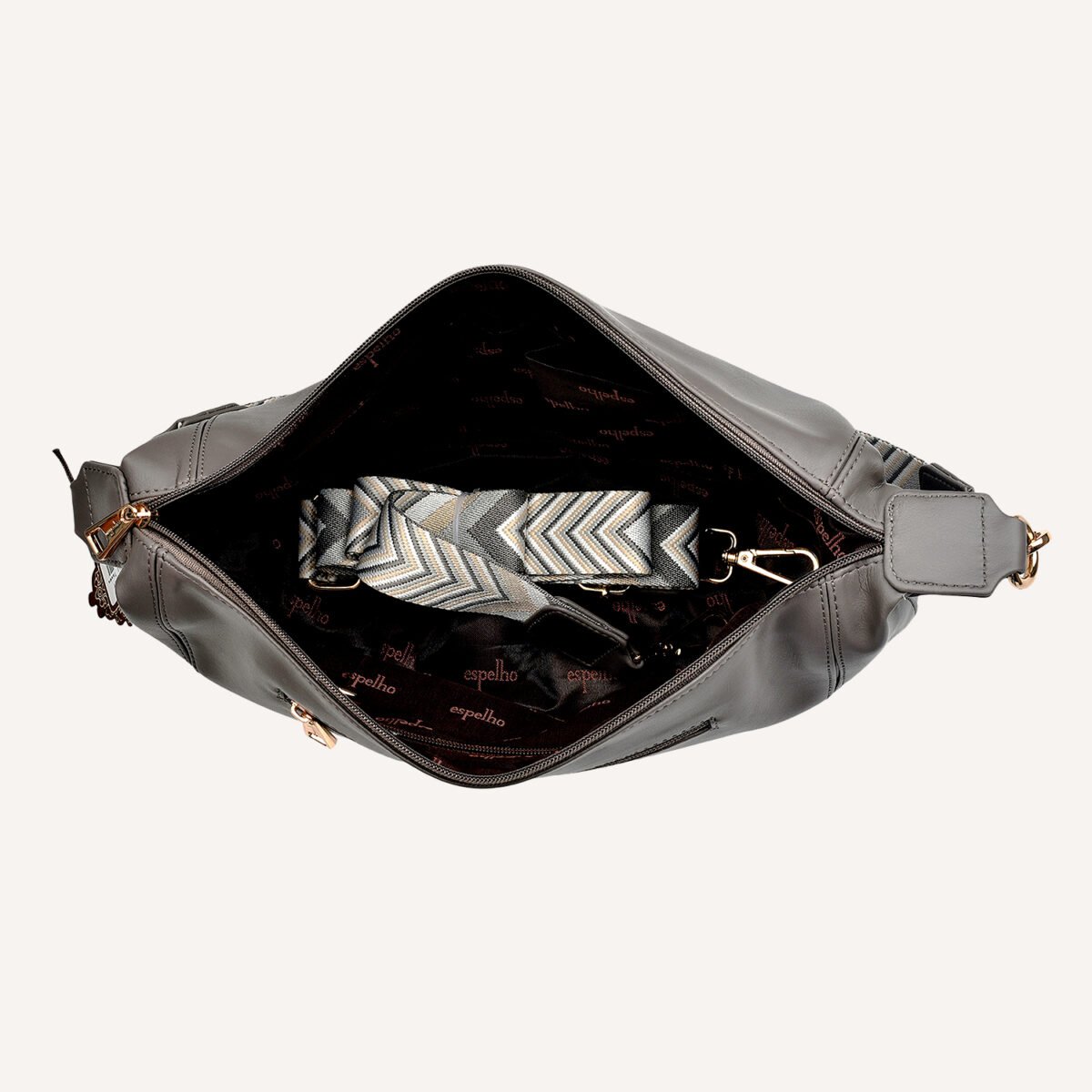 Urban Curve Crescent Sling by Espelho Grey - Image 10