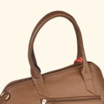The Midnight Muse Structured Brown Vegan Handbag - Image 8