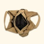 Sandstone Reverie Sculpted Glam Vegan Handbag – A Bold Statement of Feminine Grace - Image 3