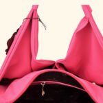 Pink Reverie Sculpted Glam Vegan Handbag – A Bold Statement of Feminine Grace - Image 10