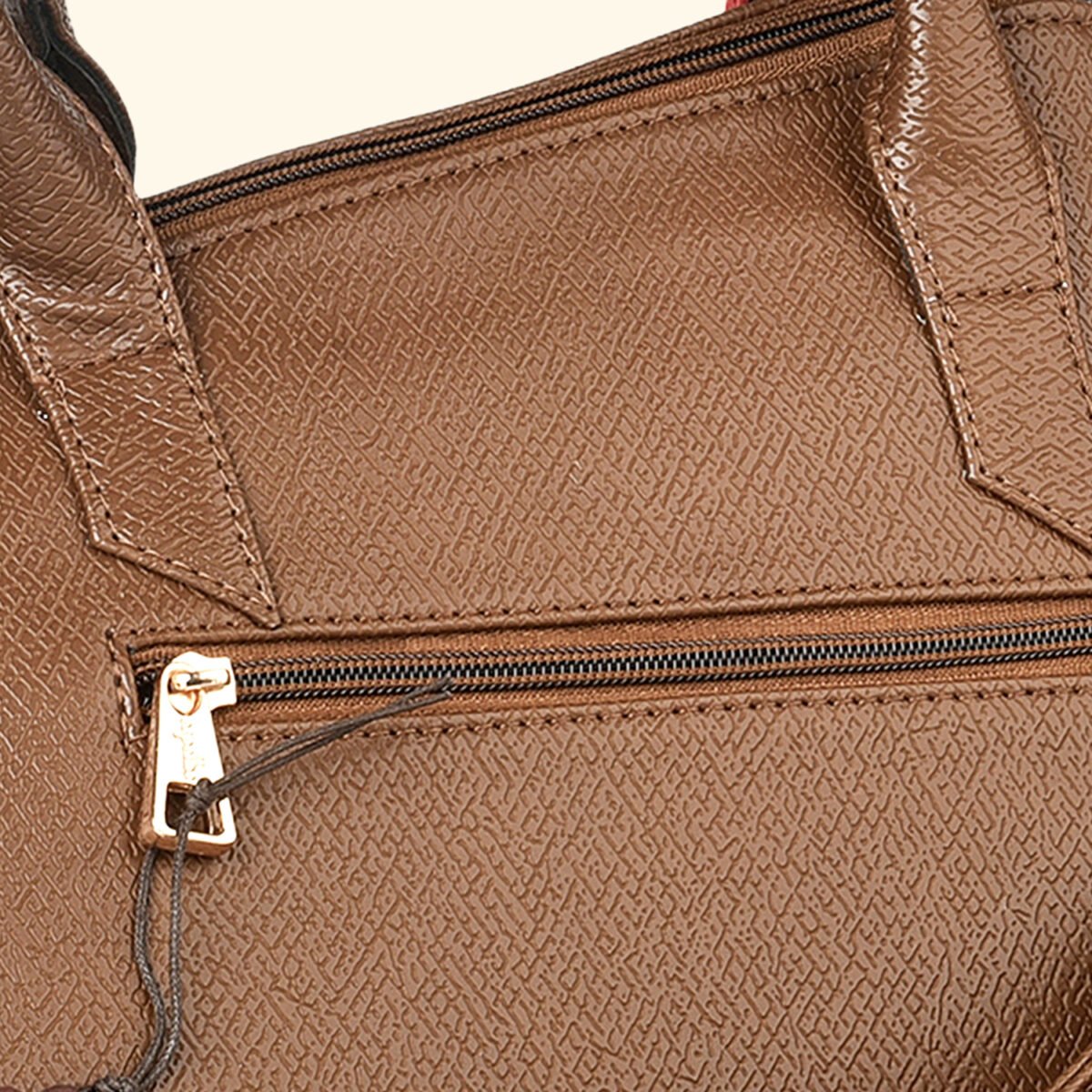 The Midnight Muse Structured Brown Vegan Handbag - Image 6