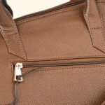 The Midnight Muse Structured Brown Vegan Handbag - Image 6