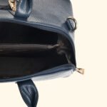 The Midnight Muse” Structured Navy Vegan Handbag - Image 8
