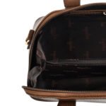 The Midnight Muse Structured Brown Vegan Handbag - Image 11