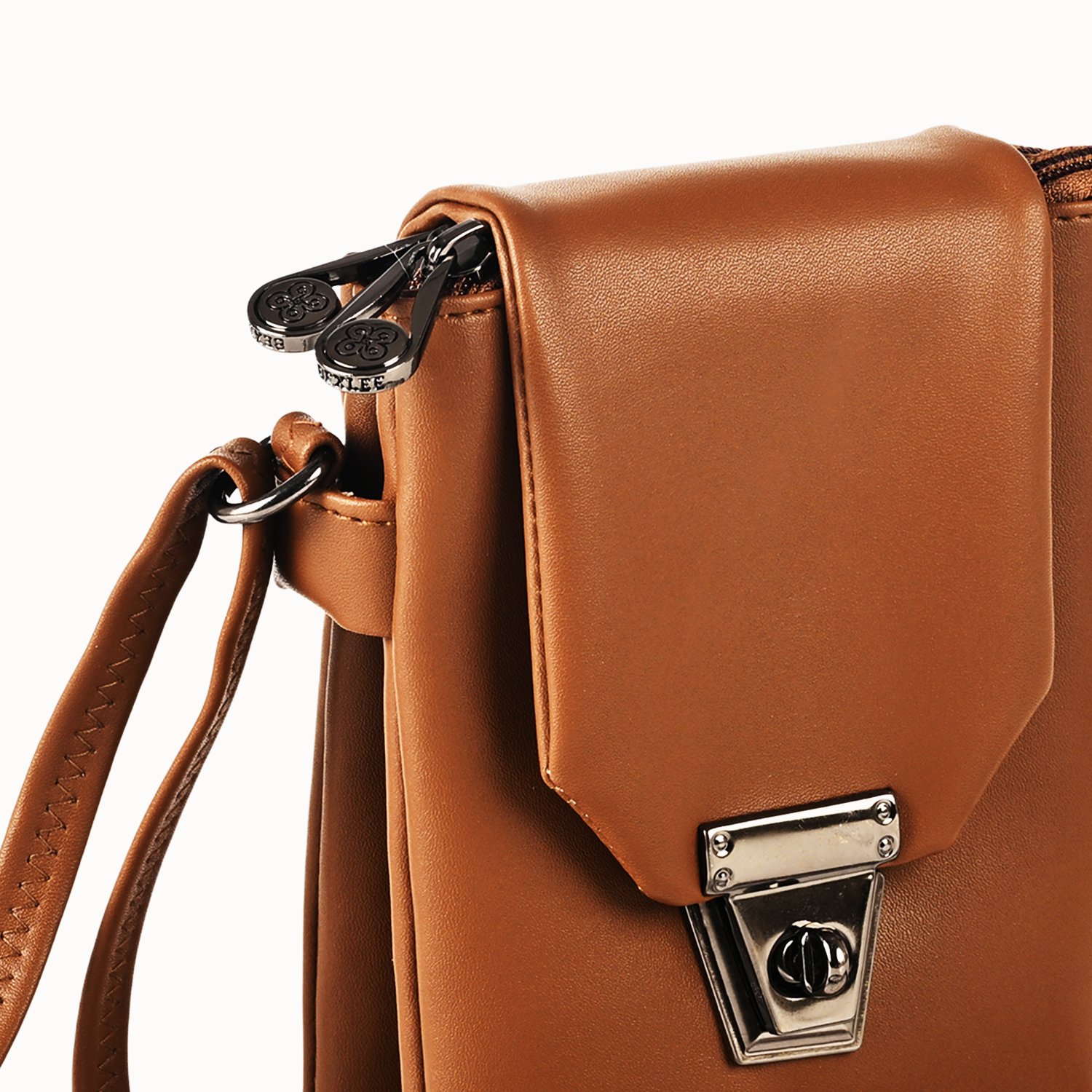 02 Classic Black Vegan Leather Crossbody Sling Bag – Minimalist, Sleek & Functional - Image 2