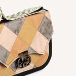 Pastel Patchwork Vegan Leather Crossbody Bag – Trendy, Chic & Versatile - Image 10