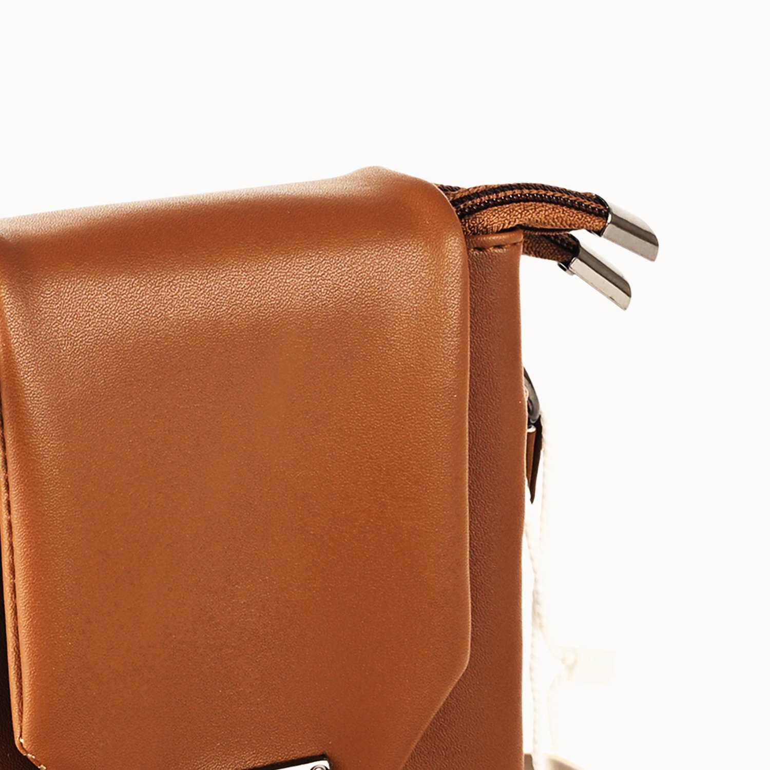 04 Classic Black Vegan Leather Crossbody Sling Bag – Minimalist, Sleek & Functional - Image 4