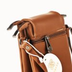 Classic Black Vegan Leather Crossbody Sling Bag – Minimalist, Sleek & Functional - Image 6