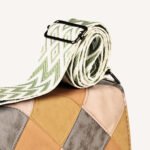 Pastel Patchwork Vegan Leather Crossbody Bag – Trendy, Chic & Versatile - Image 6