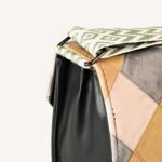 Pastel Patchwork Vegan Leather Crossbody Bag – Trendy, Chic & Versatile - Image 5