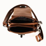 Classic Black Vegan Leather Crossbody Sling Bag – Minimalist, Sleek & Functional - Image 9