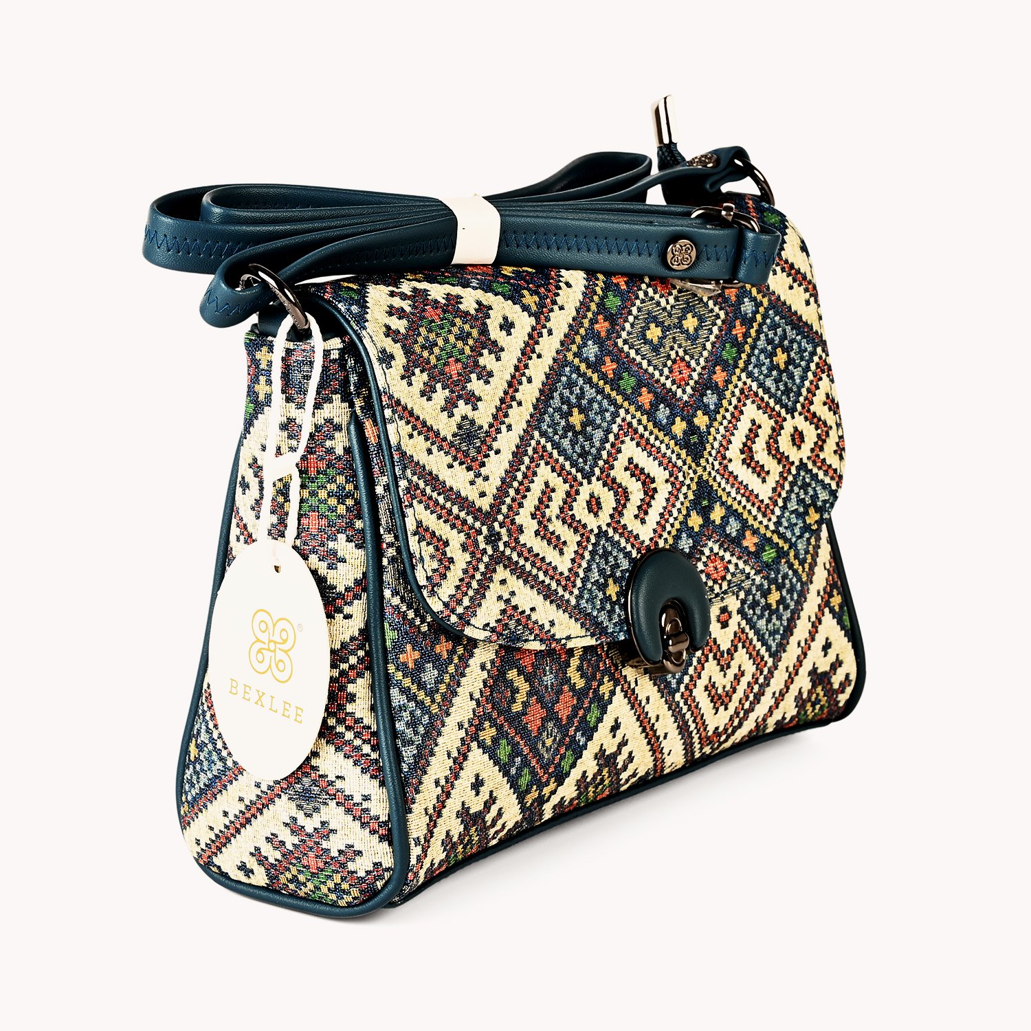 1 Boho Chic Tapestry Crossbody Sling Bag – Stylish, Unique & Versatile - Image 1