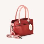 Bexlee Dual-Tone Vegan Leather Handbag – Stylish, Spacious & Elegant