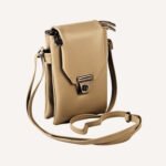 Bexlee Beige Vegan Leather Crossbody Bag – Minimal, Chic & Everyday Essential