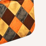 Premium Grey Patchwork Vegan Leather Crossbody Bag – Trendy & Versatile Statement Piece - Image 2