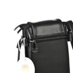 Classic Black Vegan Leather Crossbody Sling Bag – Minimalist, Sleek & Functional - Image 7
