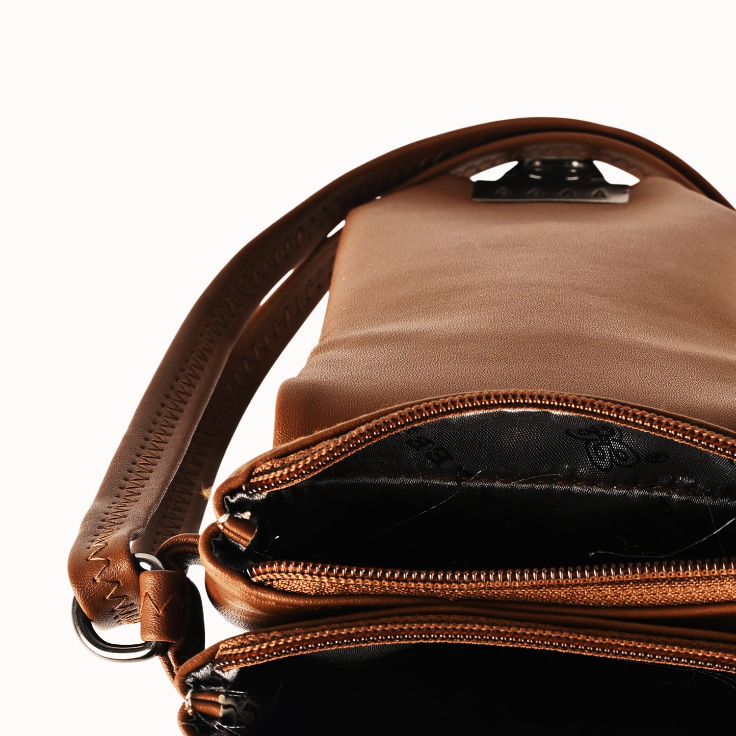 10 Classic Black Vegan Leather Crossbody Sling Bag – Minimalist, Sleek & Functional - Image 10