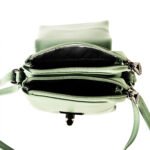 Bexlee Mint Green Vegan Leather Sling Bag – Sleek, Minimal & Everyday-Perfect - Image 11