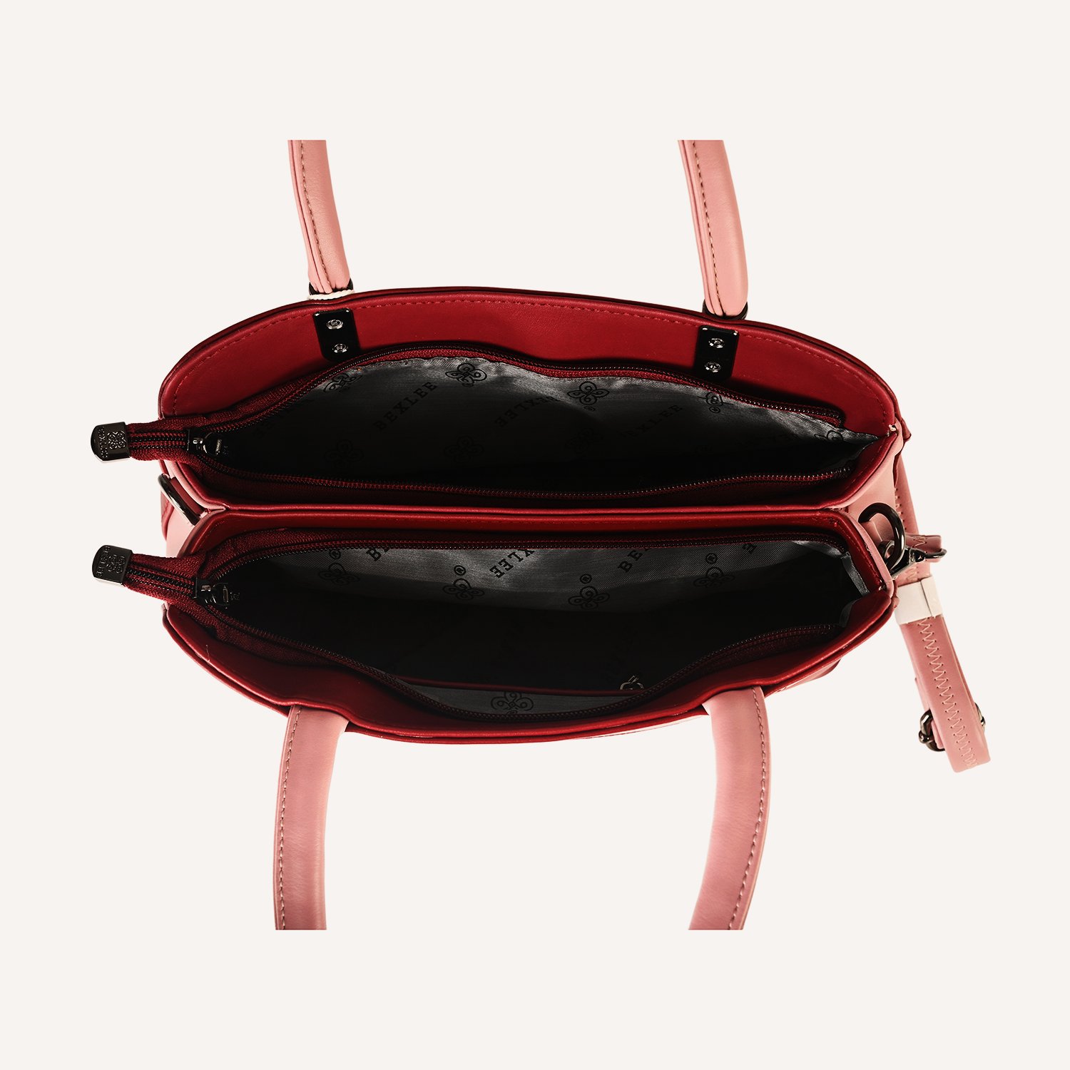 11 Bexlee Dual-Tone Vegan Leather Handbag – Stylish, Spacious & Elegant - Image 2