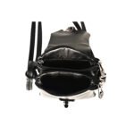 Classic Black Vegan Leather Crossbody Sling Bag – Minimalist, Sleek & Functional - Image 4