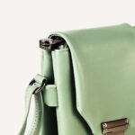Bexlee Mint Green Vegan Leather Sling Bag – Sleek, Minimal & Everyday-Perfect - Image 8