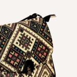 Bexlee Black & Beige Ethnic Pattern Vegan Leather Sling Bag – Stylish, Versatile & Eco-Friendly - Image 10