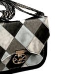 Designer Patchwork Vegan Leather Crossbody Bag – Statement Style for Every Occasion - Image 7