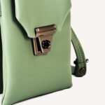 Bexlee Mint Green Vegan Leather Sling Bag – Sleek, Minimal & Everyday-Perfect - Image 6