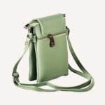 Bexlee Mint Green Vegan Leather Sling Bag – Sleek, Minimal & Everyday-Perfect - Image 5