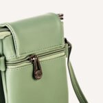 Bexlee Mint Green Vegan Leather Sling Bag – Sleek, Minimal & Everyday-Perfect - Image 2