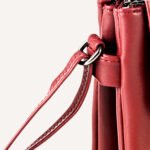Elegant Maroon Vegan Leather Crossbody Sling Bag – Stylish & Functional Everyday Companion - Image 5