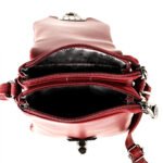 Elegant Maroon Vegan Leather Crossbody Sling Bag – Stylish & Functional Everyday Companion - Image 9